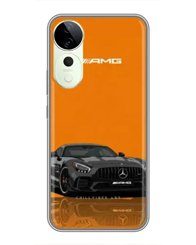 Чехол для Huawei Honor Play 70 Plus с картинкой «Оранжевый Mercedes AMG» Чехол для Huawei Honor Play 70 Plus с картинкой «Оранжевый Mercedes AMG»