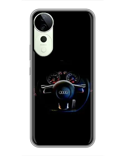 Чехол для Huawei Honor Play 70 Plus с картинкой «Салон Audi — руль» Чехол для Huawei Honor Play 70 Plus с картинкой «Салон Audi — руль»