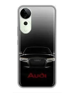 Чохол для Huawei Honor Play 70 Plus з картинкою «Audi — градієнтний контур»