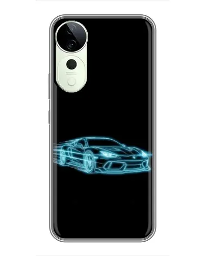 Чехол для Huawei Honor Play 70 Plus с картинкой «Неоновый контур Lamborghini» Чехол для Huawei Honor Play 70 Plus с картинкой «Неоновый контур Lamborghini»