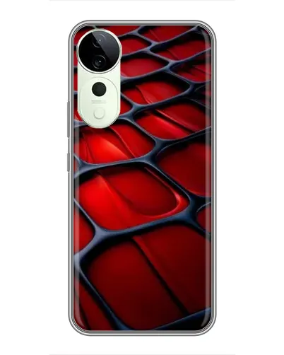 Чохол для Huawei Honor Play 70 Plus з картинкою «Червона глянцева сітка» Чохол для Huawei Honor Play 70 Plus з картинкою «Червона глянцева сітка»