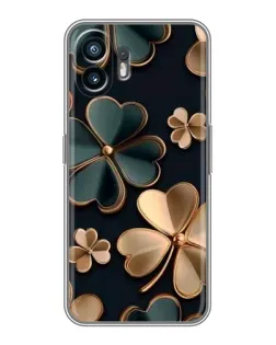 Чехол для Huawei Honor Play 80 Plus с картинкой «Клевер в золоте»