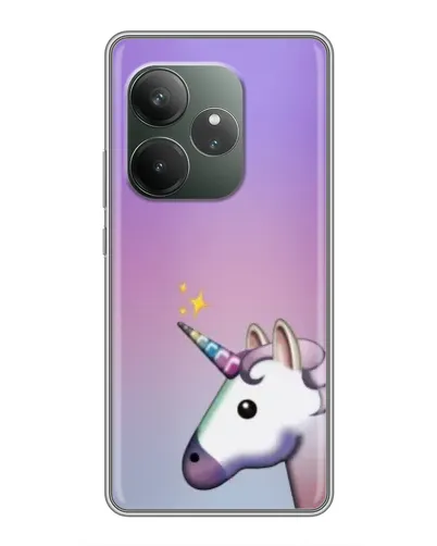 Чехол для Huawei Honor X5c Plus с картинкой «Единорог градиент»