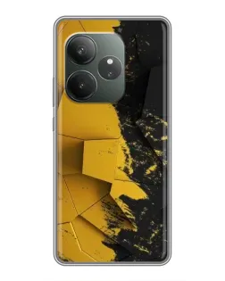 Чехол для Huawei Honor X5c Plus с картинкой «Золотые осколки геометрии»