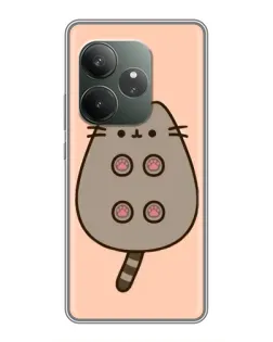 Чехол для Huawei Honor X5d Plus с картинкой «Пушин пузиком кверху»