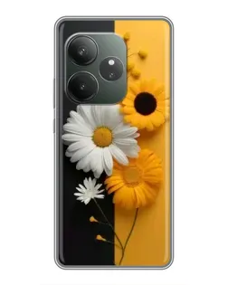 Чехол для Huawei Honor X5d Plus с картинкой «Подсолнух и ромашка» Чехол для Huawei Honor X5d Plus с картинкой «Подсолнух и ромашка»