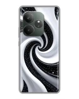 Чехол для Huawei Honor X5d Plus с картинкой «Черно-белая спираль» Чехол для Huawei Honor X5d Plus с картинкой «Черно-белая спираль»