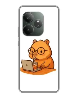 Чехол для Huawei Honor X5d Plus с картинкой «Капибара с ноутбуком» Чехол для Huawei Honor X5d Plus с картинкой «Капибара с ноутбуком»