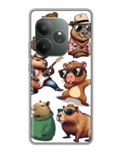 Чехол для Huawei Honor X5d Plus с картинкой «Крутые капибары музыканты» Чехол для Huawei Honor X5d Plus с картинкой «Крутые капибары музыканты»