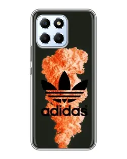 Чехол для Huawei Honor X6 с картинкой «Оранжевый дым Adidas» Чехол для Huawei Honor X6 с картинкой «Оранжевый дым Adidas»