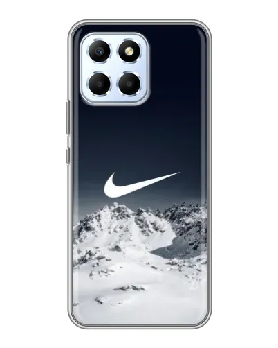Чехол для Huawei Honor X6 с картинкой «Nike — зимние горы»