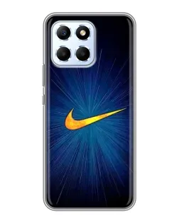 Чехол для Huawei Honor X6 с картинкой «Синий пульс Nike»