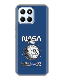 Чохол для Huawei Honor X6 з картинкою «NASA — місячна місія»