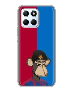 Чехол для Huawei Honor X6 с картинкой «Bored Ape — фанат Барсы» Чехол для Huawei Honor X6 с картинкой «Bored Ape — фанат Барсы»