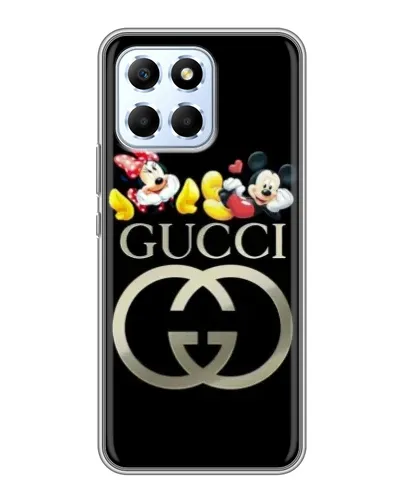 Чехол для Huawei Honor X6 с картинкой «Gucci — герои Disney»