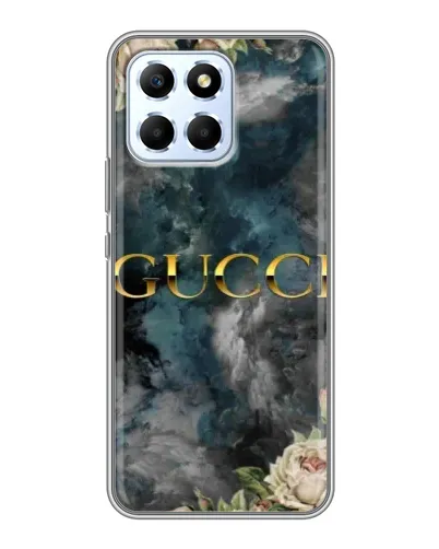 Чехол для Huawei Honor X6 с картинкой «Абстрактные цветы Gucci»