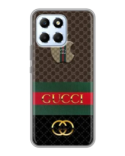 Чехол для Huawei Honor X6 с картинкой «Gucci — брендированный десерт»