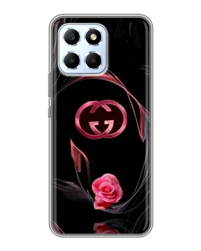 Чехол для Huawei Honor X6 с картинкой «Gucci — неоновая роза»