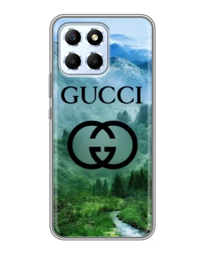 Чехол для Huawei Honor X6 с картинкой «Gucci — горный пейзаж»