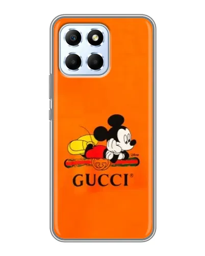 Чехол для Huawei Honor X6 с картинкой «Микки Маус Gucci — оранж» Чехол для Huawei Honor X6 с картинкой «Микки Маус Gucci — оранж»