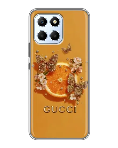 Чехол для Huawei Honor X6 с картинкой «Gucci — золотые бабочки» Чехол для Huawei Honor X6 с картинкой «Gucci — золотые бабочки»