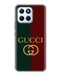 Чехол для Huawei Honor X6 с картинкой «Gucci — темно-зеленый градиент»