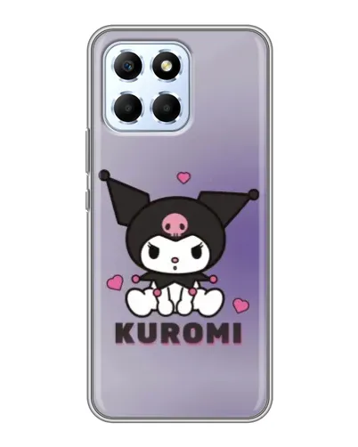 Чехол для Huawei Honor X6 с картинкой «Kuromi — фиолетовый арт» Чехол для Huawei Honor X6 с картинкой «Kuromi — фиолетовый арт»