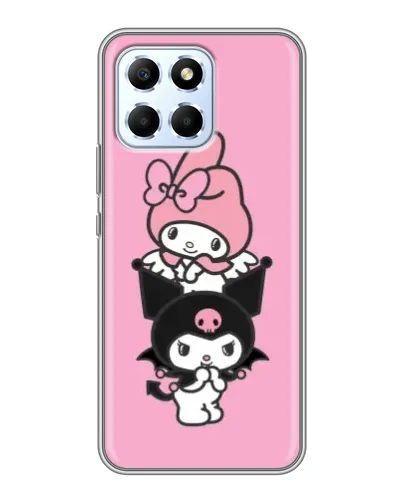 Чехол для Huawei Honor X6 с картинкой «My Melody и Kuromi» Чехол для Huawei Honor X6 с картинкой «My Melody и Kuromi»