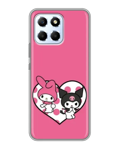 Чехол для Huawei Honor X6 с картинкой «Kuromi и My Melody» Чехол для Huawei Honor X6 с картинкой «Kuromi и My Melody»