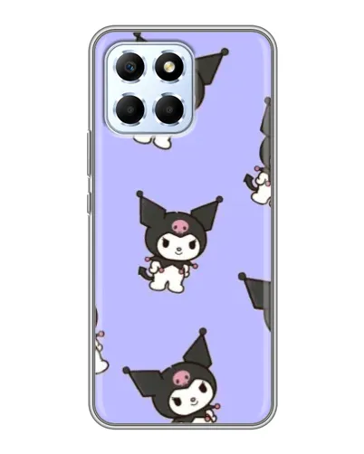 Чехол для Huawei Honor X6 с картинкой «Паттерн с Kuromi» Чехол для Huawei Honor X6 с картинкой «Паттерн с Kuromi»