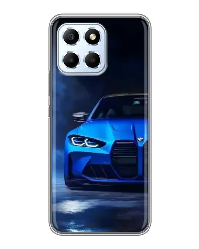 Чехол для Huawei Honor X6 с картинкой «Голубая BMW M4» Чехол для Huawei Honor X6 с картинкой «Голубая BMW M4»