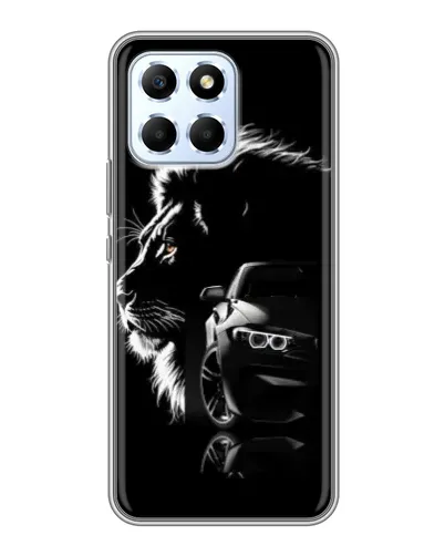 Чехол для Huawei Honor X6 с картинкой «BMW и лев» Чехол для Huawei Honor X6 с картинкой «BMW и лев»