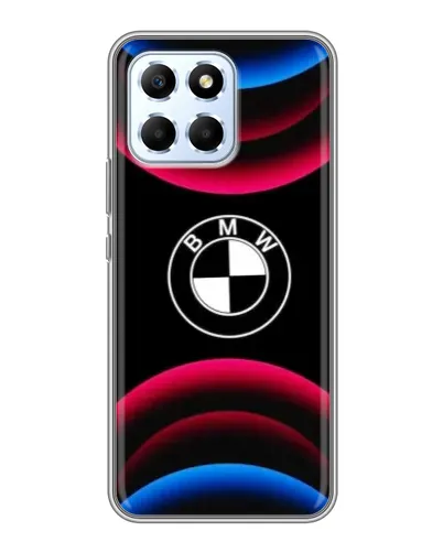 Чехол для Huawei Honor X6 с картинкой «Логотип BMW и неоновые дуги» Чехол для Huawei Honor X6 с картинкой «Логотип BMW и неоновые дуги»