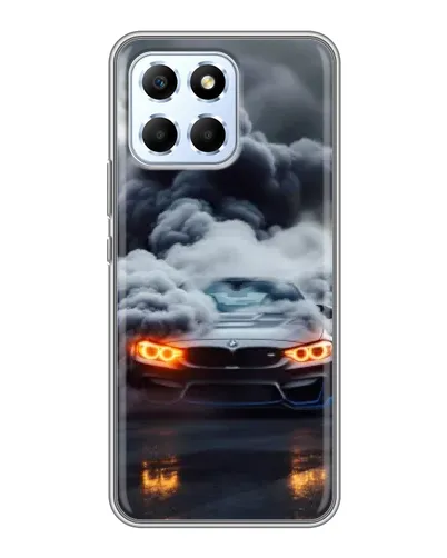 Чехол для Huawei Honor X6 с картинкой «BMW в дыму» Чехол для Huawei Honor X6 с картинкой «BMW в дыму»