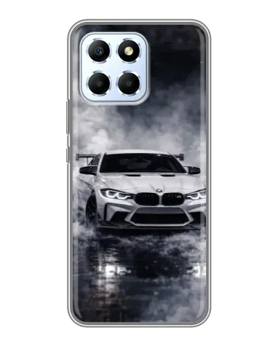Чехол для Huawei Honor X6 с картинкой «BMW сквозь туман» Чехол для Huawei Honor X6 с картинкой «BMW сквозь туман»