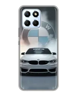 Чехол для Huawei Honor X6 с картинкой «BMW в белом дыму»