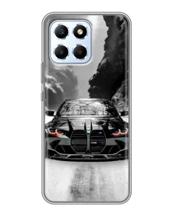 Чехол для Huawei Honor X6 с картинкой «BMW — акварельный дрифт»