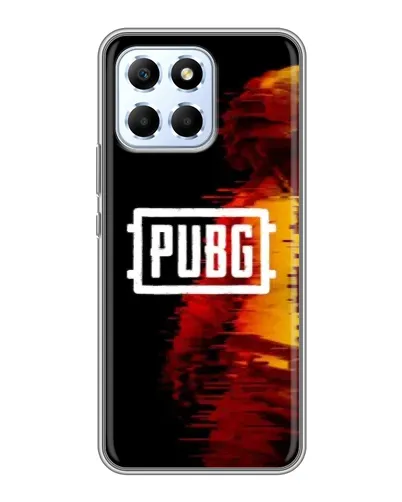 Чехол для Huawei Honor X6 с картинкой «Яркий логотип PUBG»