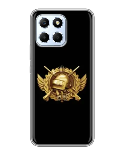 Чехол для Huawei Honor X6 с картинкой «PUBG — оранжевый градиент»