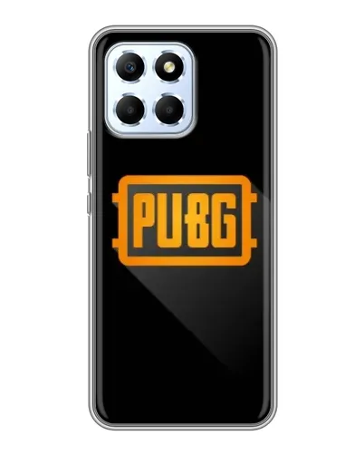 Чехол для Huawei Honor X6 с картинкой «PUBG — рамка лого»