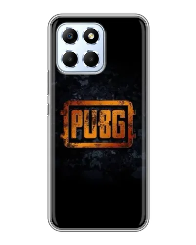 Чехол для Huawei Honor X6 с картинкой «PUBG — золотой логотип»