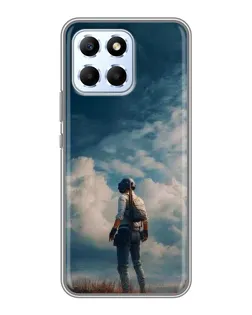 Чехол для Huawei Honor X6 с картинкой «Герой PUBG на скале» Чехол для Huawei Honor X6 с картинкой «Герой PUBG на скале»