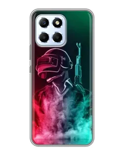 Чехол для Huawei Honor X6 с картинкой «PUBG — огненный воин» Чехол для Huawei Honor X6 с картинкой «PUBG — огненный воин»