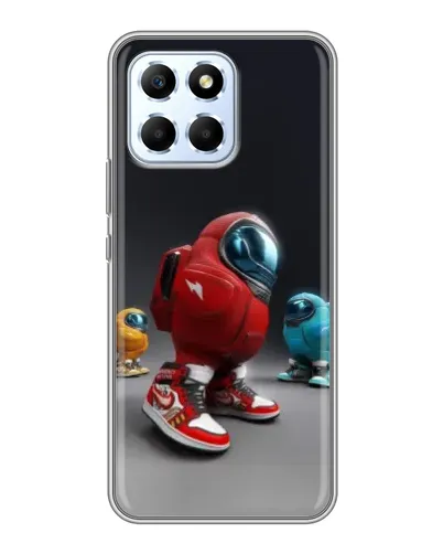 Чехол для Huawei Honor X6 с картинкой «Among Us — 3D стиль»