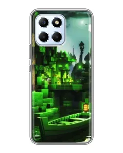 Чохол для Huawei Honor X6 з картинкою «Minecraft лісовий пейзаж»