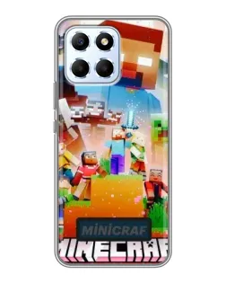 Чохол для Huawei Honor X6 з картинкою «Minecraft герої гри»