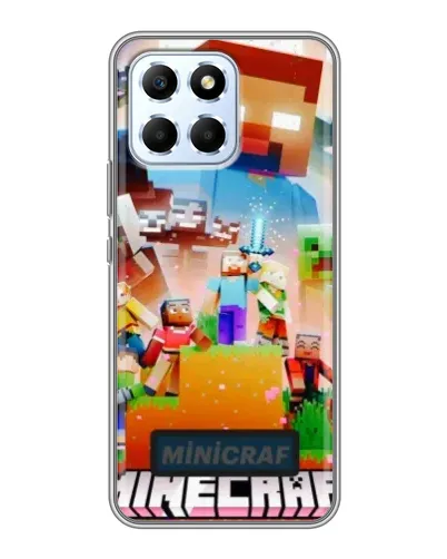 Чехол для Huawei Honor X6 с картинкой «Minecraft герои игры» Чехол для Huawei Honor X6 с картинкой «Minecraft герои игры»