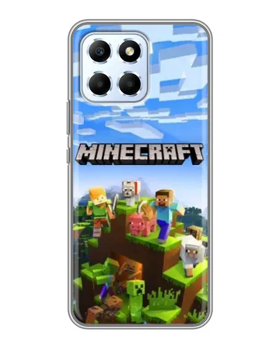 Чехол для Huawei Honor X6 с картинкой «Minecraft классический мир» Чехол для Huawei Honor X6 с картинкой «Minecraft классический мир»
