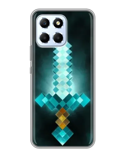 Чехол для Huawei Honor X6 с картинкой «Алмазный меч неон» Чехол для Huawei Honor X6 с картинкой «Алмазный меч неон»