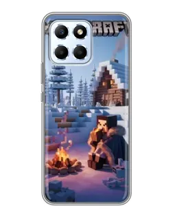 Чохол для Huawei Honor X6 з картинкою «Зимовий Minecraft»
